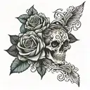 everything happens happens for a reason tattoo design idea