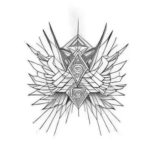 grateful with angle wings tattoo design idea