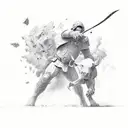 david vs goliath tattoo design idea