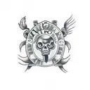 samuri  tattoo design idea