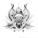 samuri  tattoo design idea