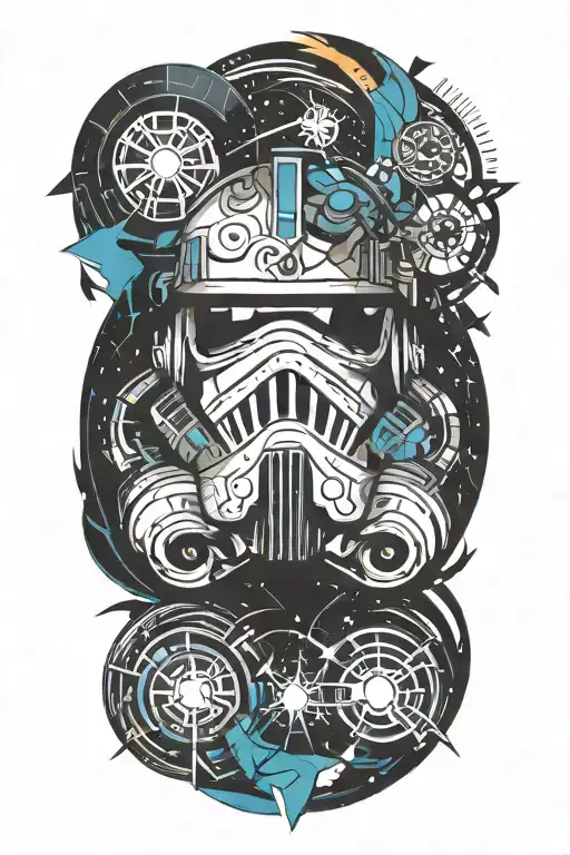 star wars tattoo design idea
