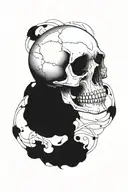 skull tattoo design idea