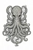 mandala octopus wrapped tattoo design idea