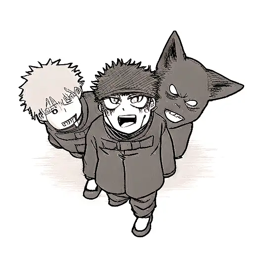 Toji Fushiguro Jujutsu kaisen tattoo design idea