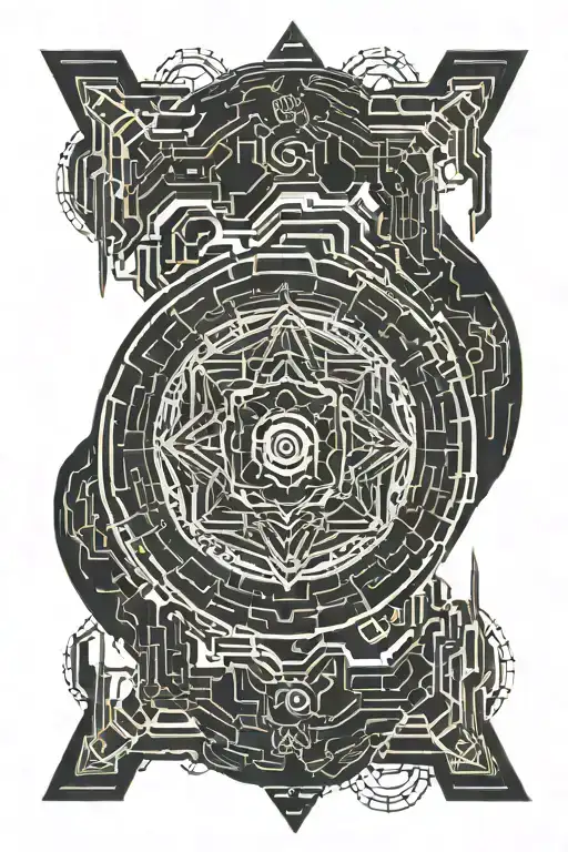 Fire Ring tattoo design idea