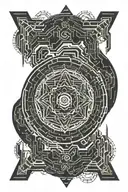 Fire Ring tattoo design idea