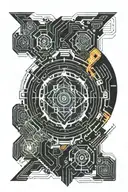 Fire Ring tattoo design idea