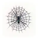 spider web for knee tattoo design idea