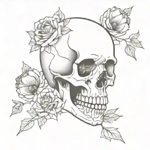 memento mori memento vive tattoo design idea