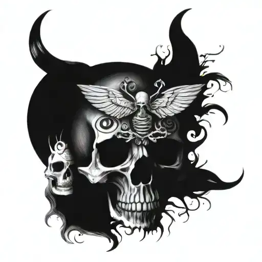 memento mori memento vive tattoo design idea