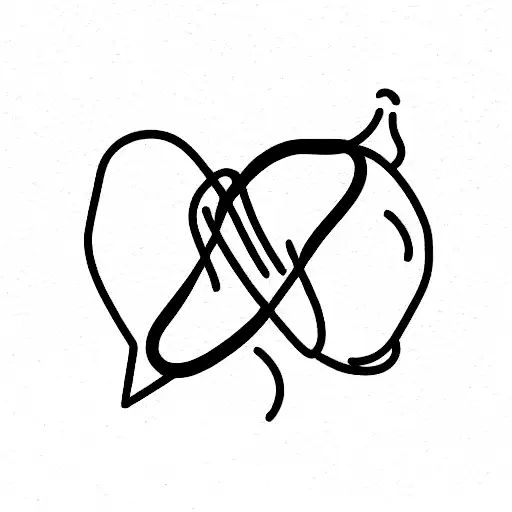 Amor tattoo design idea