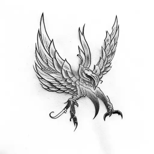 Buy Phoenix Rise Temporary Tattoo Online in India - Etsy