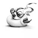 rubber duck tattoo design idea