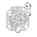 Rubber duck tattoo design idea