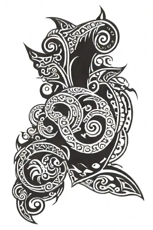 Flail tattoo design idea