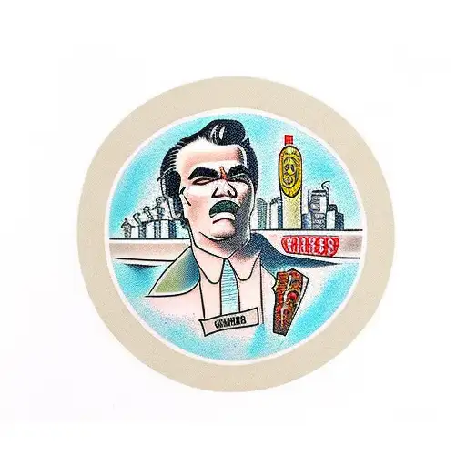 goodfellas smoking scene tattoo design idea