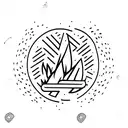 bonfire tattoo design idea