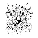 bonfire tattoo design idea