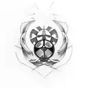 BMW tattoo design idea