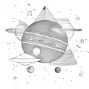 parade of planets tattoo design idea