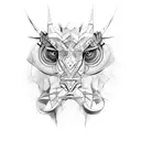 A sketch of a unique and mysterious animal inspired by astrology tattoo design idea