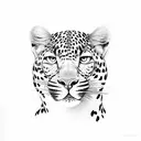 brazilian leopard over the rainforest tattoo design idea