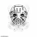 jason voorhees mask split tattoo design idea