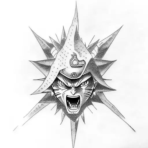 jiraya naruto dramatic tattoo design idea