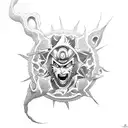 jiraya naruto dramatic tattoo design idea