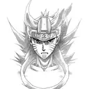 jiraya naruto dramatic tattoo design idea