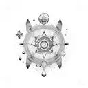 we control the universe  tattoo design idea