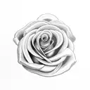 Snake with Rose tattoo design idea