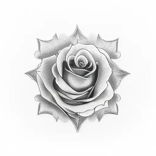 dove with rose, carnation, and lilly tattoo design idea