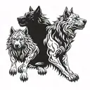 cerberus tattoo design idea