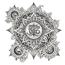KARMA IN SANSKRIT tattoo design idea