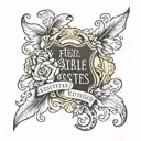 Bible Verse Ecclesiastes 11 tattoo design idea