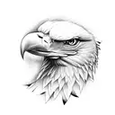 Majestic Eagle Holding Snake tattoo design idea