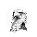 Majestic Eagle Holding Snake tattoo design idea