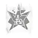 California love tattoo, include the dodgers logo with a palm tree, also add tupac tattoo design idea