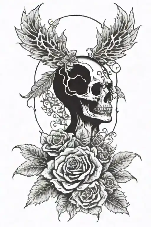 good soul, bad past life of darkness tattoo design idea