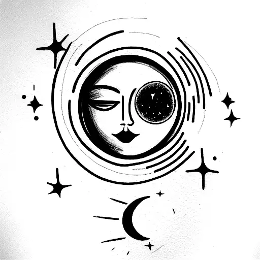You are the sun, I am the moon Chase you around like a bitter fool Sometimes I go dark Blocked by the world You shine so tattoo design idea