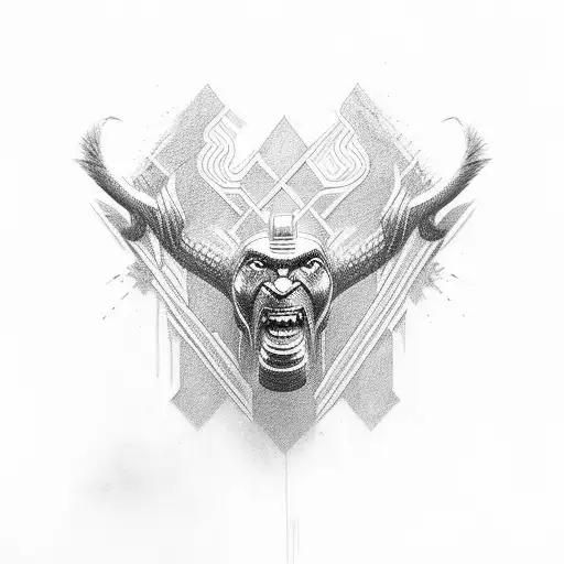thor tattoo design idea