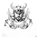 thor tattoo design idea