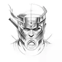 thor tattoo design idea