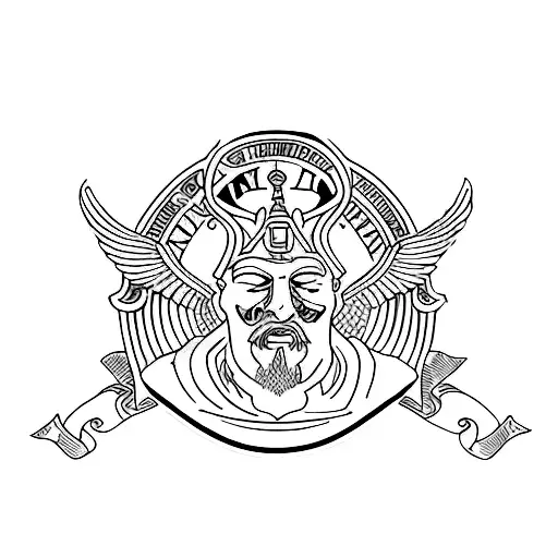 wisdom courage justice temperance tattoo design idea