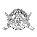 wisdom courage justice temperance tattoo design idea