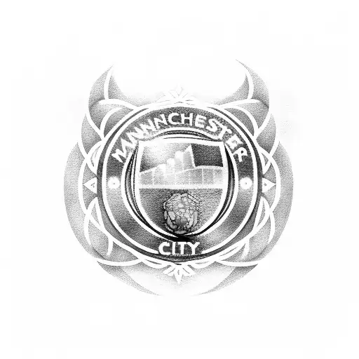 Manchester City badge tattoo design idea