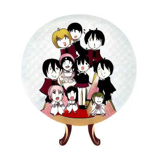 my family in a colage  tattoo design idea