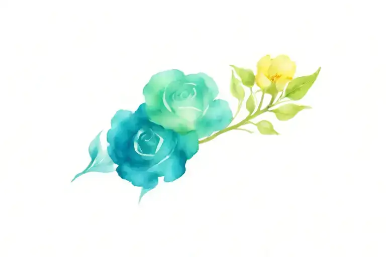 mother-daughter tattoo design idea